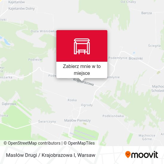 Mapa Masłów Drugi / Krajobrazowa I