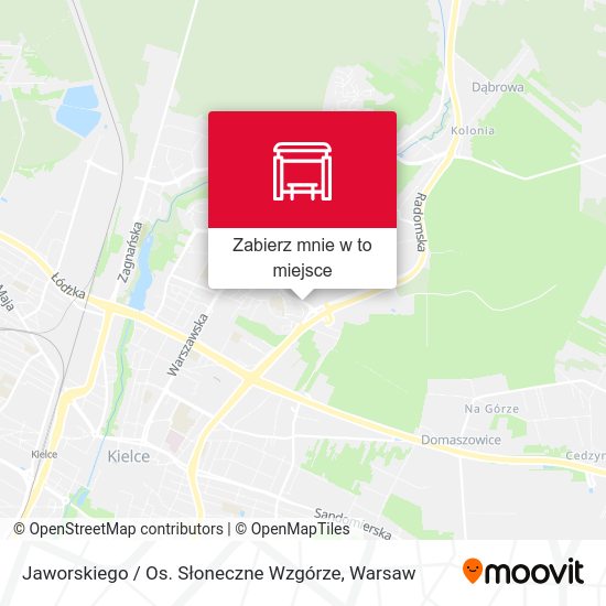 Mapa Jaworskiego / Os. Słoneczne Wzgórze