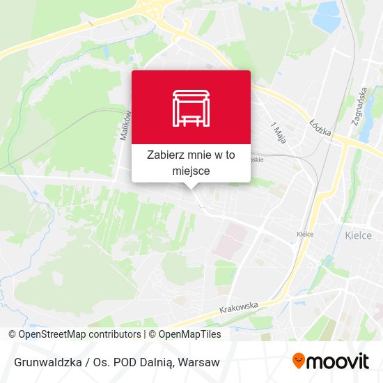 Mapa Grunwaldzka / Os. POD Dalnią