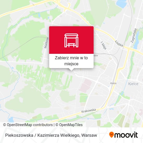 Mapa Piekoszowska / Kazimierza Wielkiego