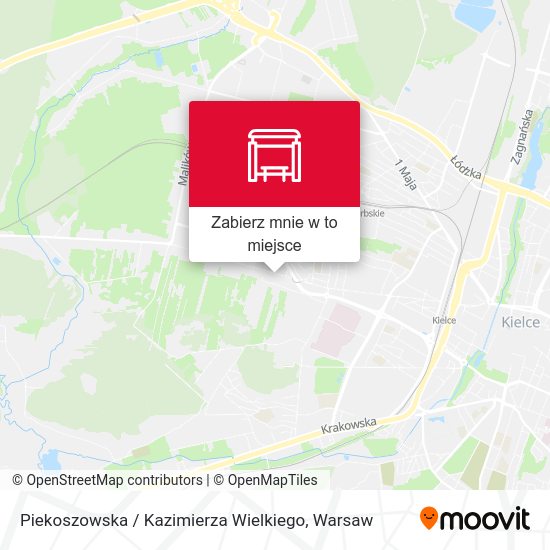 Mapa Piekoszowska / Kazimierza Wielkiego