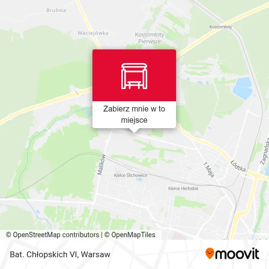 Mapa Bat. Chłopskich VI