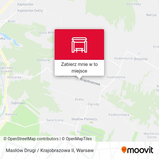 Mapa Masłów Drugi / Krajobrazowa II