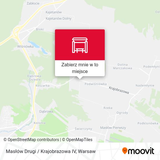 Mapa Masłów Drugi / Krajobrazowa IV