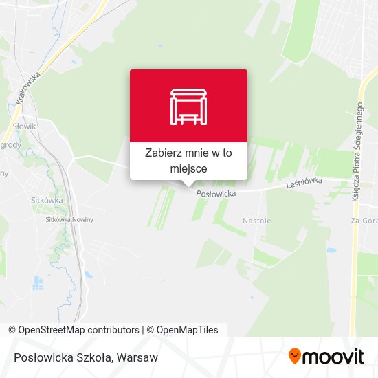 Mapa Posłowicka Szkoła