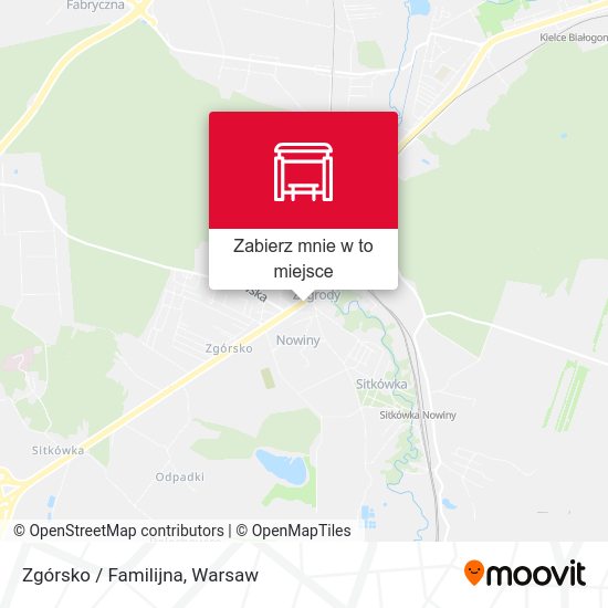 Mapa Zgórsko / Familijna