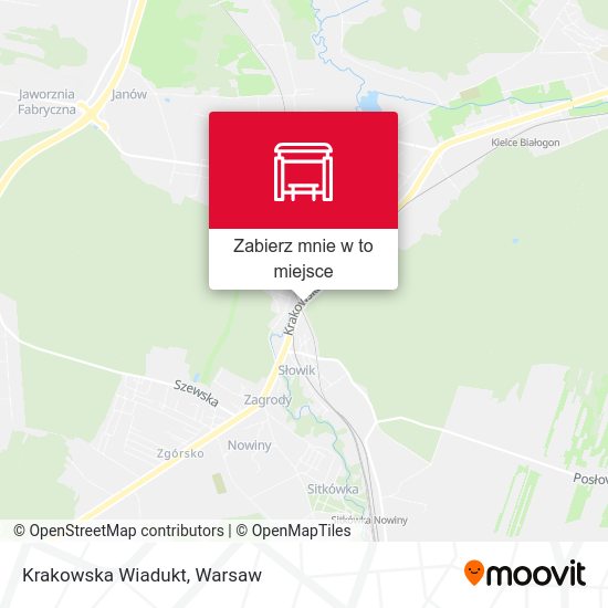 Mapa Krakowska Wiadukt