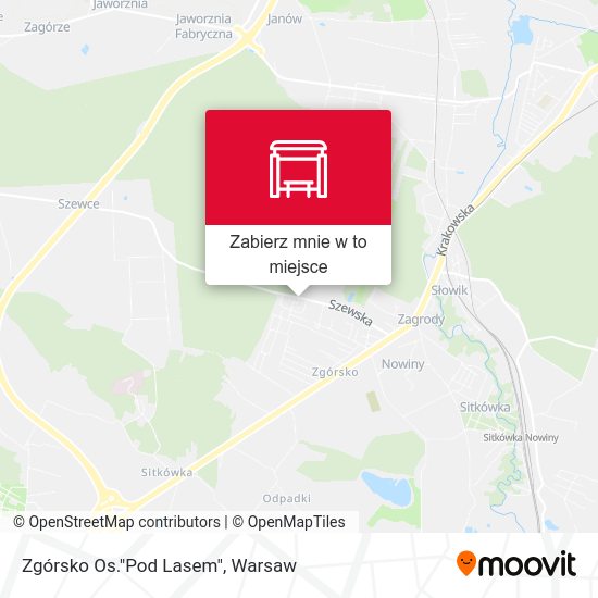 Mapa Zgórsko Os."Pod Lasem"