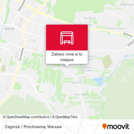 Mapa Zagórze / Prochownia