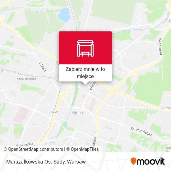 Mapa Marszałkowska Os. Sady