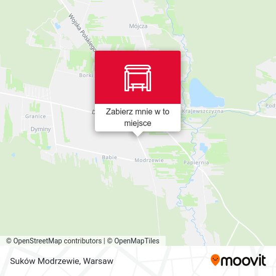 Mapa Suków Modrzewie