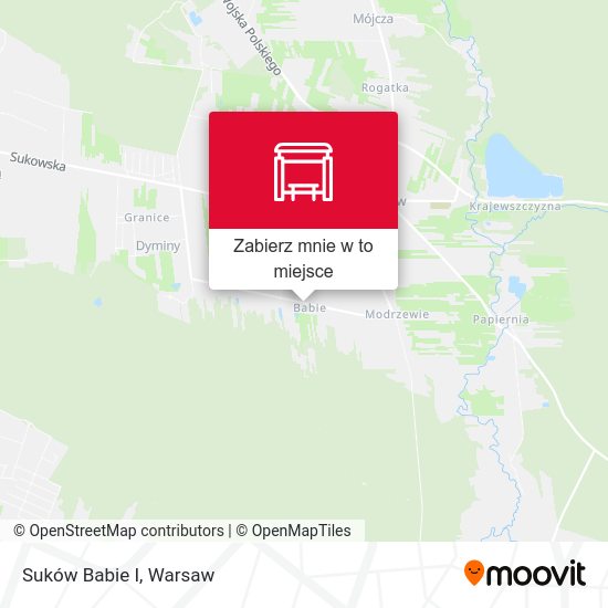 Mapa Suków Babie I