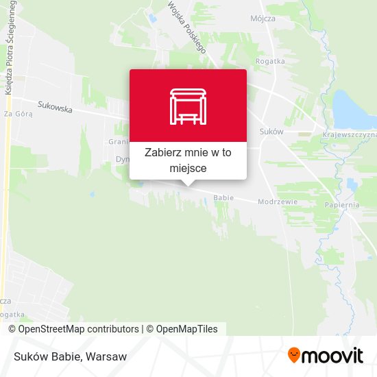 Mapa Suków Babie