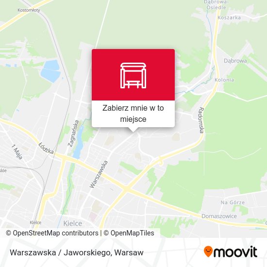 Mapa Warszawska / Jaworskiego