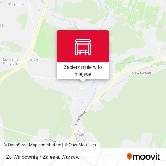 Mapa Za Walcownią / Zalesie