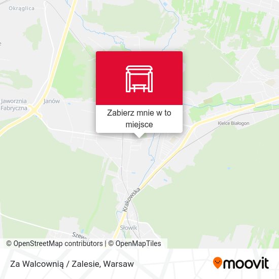 Mapa Za Walcownią / Zalesie