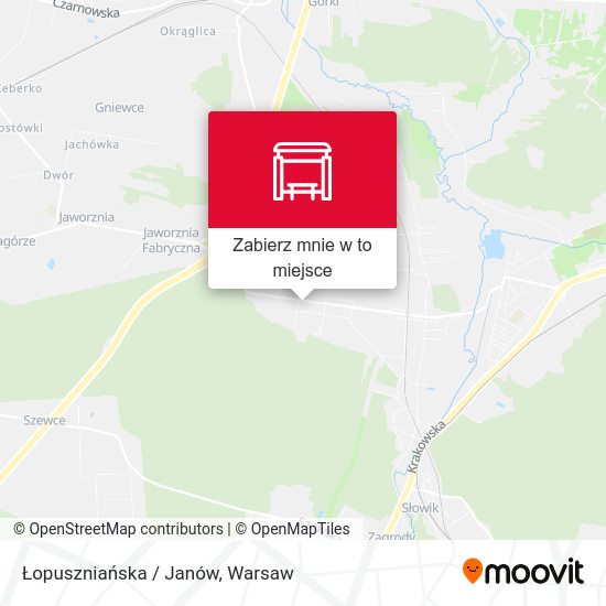 Mapa Łopuszniańska / Janów