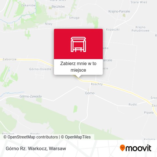 Mapa Górno Rz. Warkocz