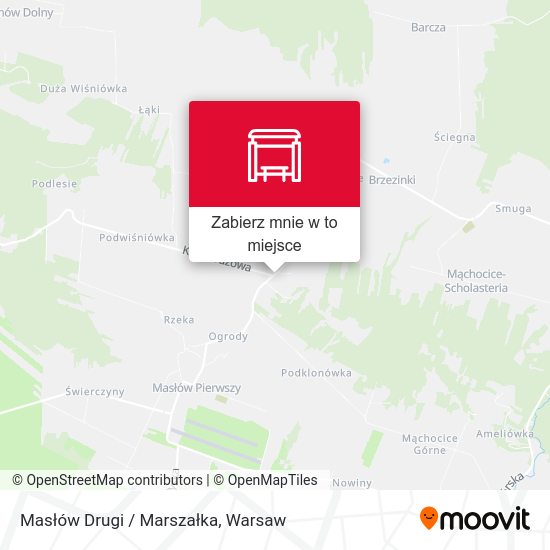 Mapa Masłów Drugi / Marszałka