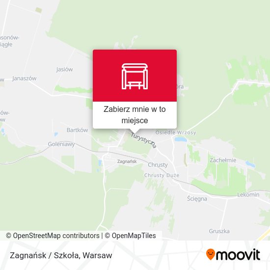 Mapa Zagnańsk / Szkoła