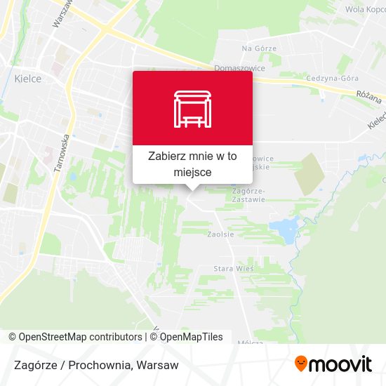 Mapa Zagórze / Prochownia