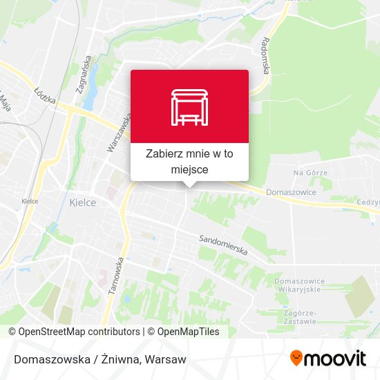 Mapa Domaszowska / Żniwna