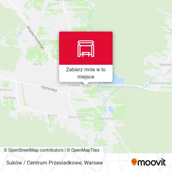 Mapa Suków / Centrum Przesiadkowe