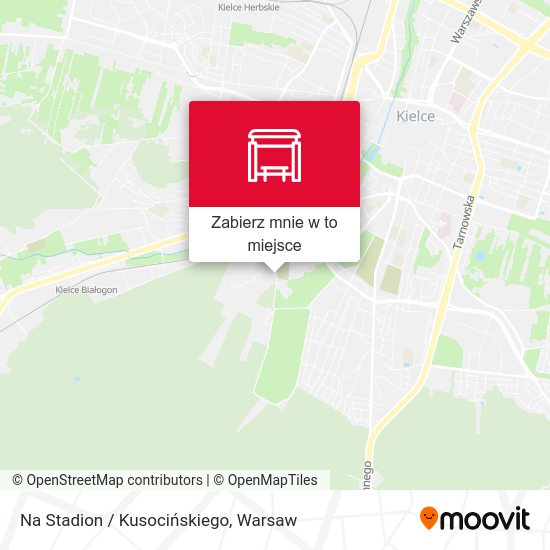 Mapa Na Stadion / Kusocińskiego