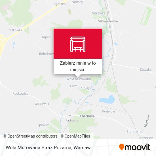 Mapa Wola Murowana Straż Pożarna