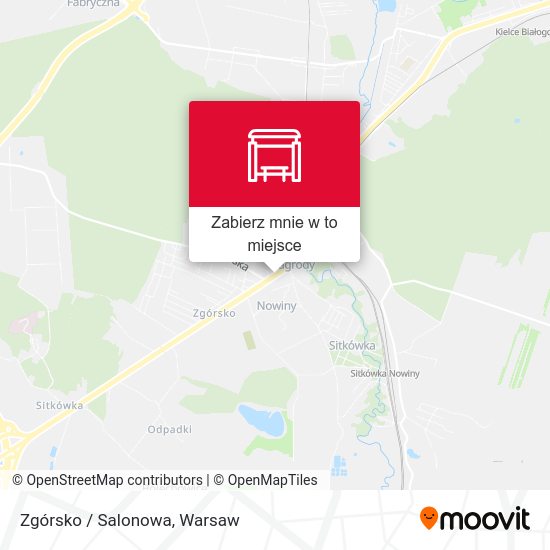 Mapa Zgórsko / Salonowa