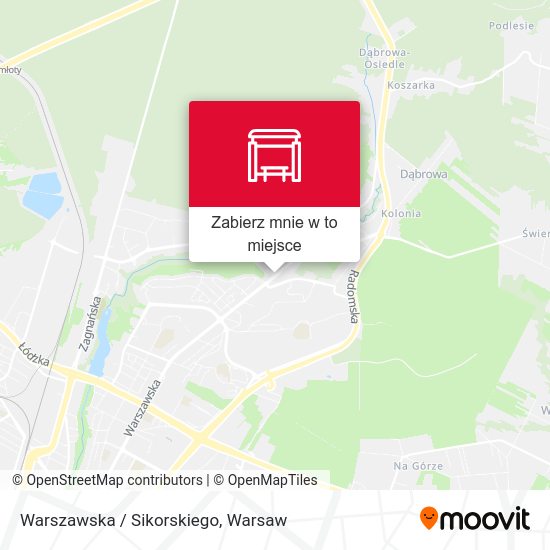 Mapa Warszawska / Sikorskiego