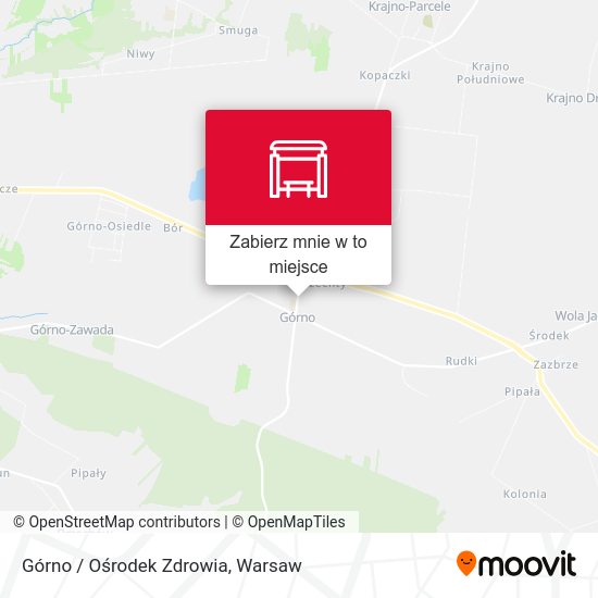 Mapa Górno / Ośrodek Zdrowia