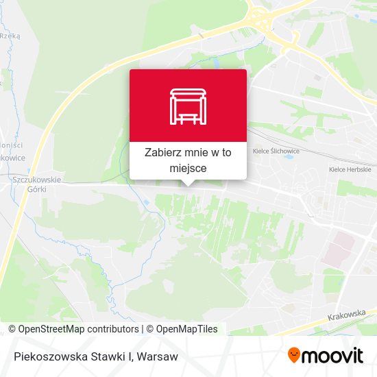 Mapa Piekoszowska Stawki I