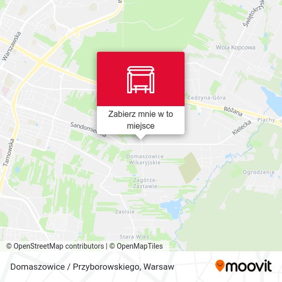 Mapa Domaszowice / Przyborowskiego