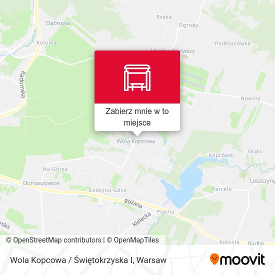 Mapa Wola Kopcowa / Świętokrzyska I