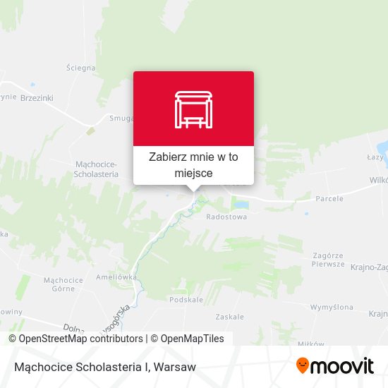 Mapa Mąchocice Scholasteria I