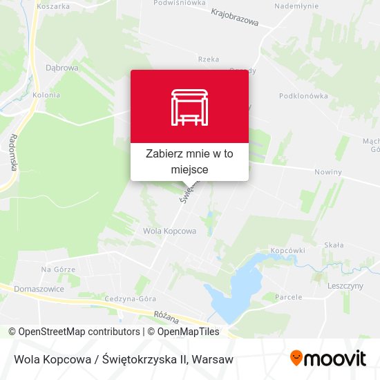 Mapa Wola Kopcowa / Świętokrzyska II