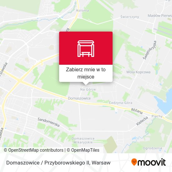 Mapa Domaszowice / Przyborowskiego II