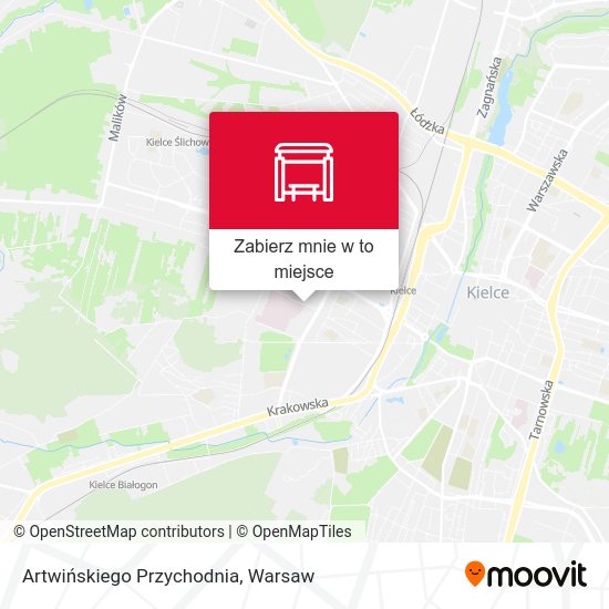 Mapa Artwińskiego Przychodnia