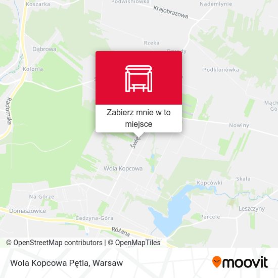 Mapa Wola Kopcowa Pętla