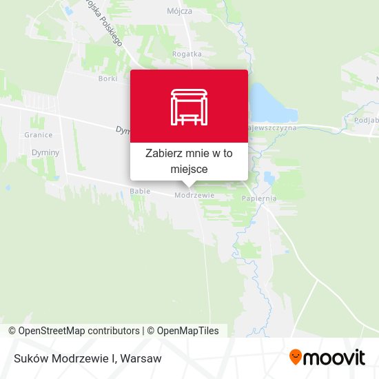 Mapa Suków Modrzewie I