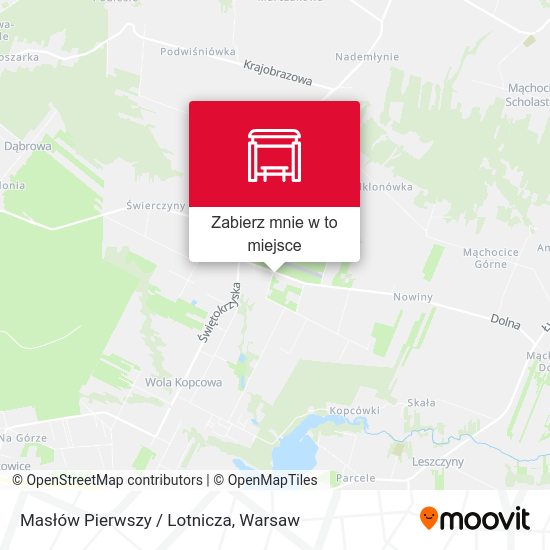 Mapa Masłów Pierwszy / Lotnicza