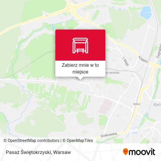 Mapa Pasaż Świętokrzyski