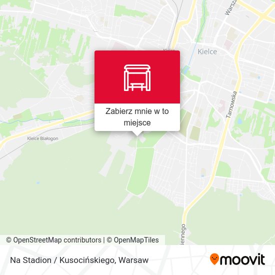 Mapa Na Stadion / Kusocińskiego