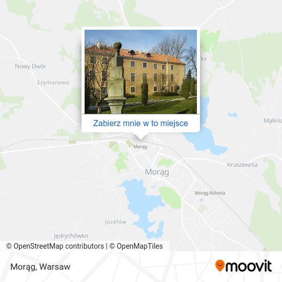 Mapa Morąg