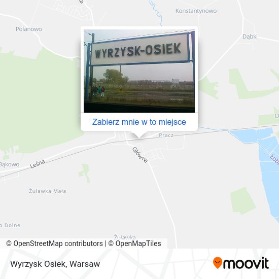 Mapa Wyrzysk Osiek