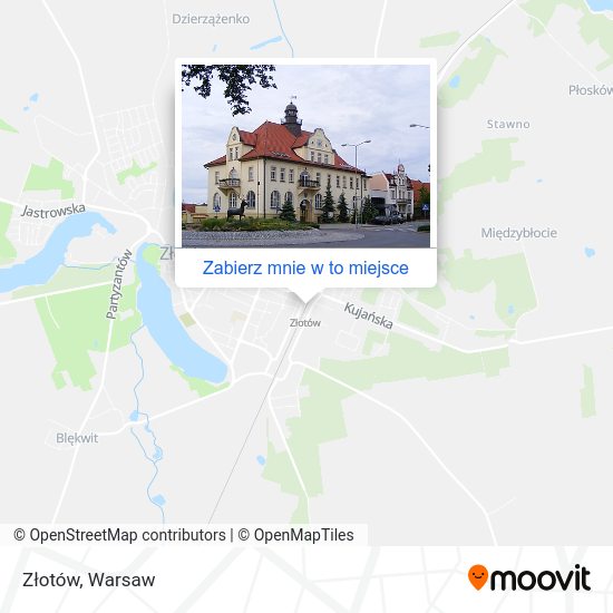 Mapa Złotów