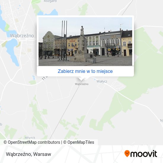 Mapa Wąbrzeźno