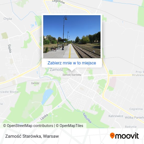 Mapa Zamość Starówka