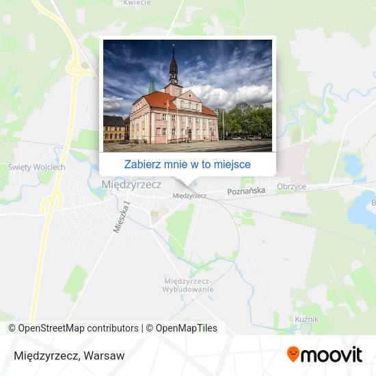 Mapa Międzyrzecz